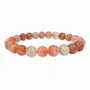 Bracelets - Bracelet Pierre de Soleil Multicolore AA perles 7-8mm - ARABESK