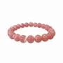 Bracelets - Argentina Rhodochrosite Bracelet AAAA Beads 7.5-8.5mm - ARABESK