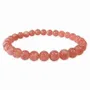 Bracelets - Argentina Rhodochrosite AAAA 6-7mm bracelet - ARABESK