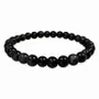 Bracelets - Obsidian Rainbow A pearls bracelet 6mm - ARABESK