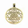 Bijoux - Pendentif Mandala Bronze Sri Yantra 4cm - ARABESK