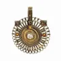 Jewelry - Bronze pendant with semi-precious stones 4cm - ARABESK