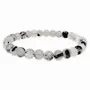Bracelets - Bracelet Cristal de roche Tourmaline A perles 6mm - ARABESK