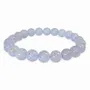 Bracelets - Blue chalcedony AA 8mm pearls bracelet - ARABESK