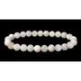 Bracelets - Peristerite white moonstone bracelet beads 7.5-8.5mm - ARABESK