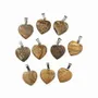 Jewelry - Landscape Jasper Heart Pendant 20mm x10 - ARABESK