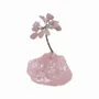Bijoux - Arbre de Vie Quartz Rose sur Druse 8cm  - ARABESK