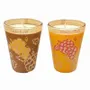 Scents - Box of 2 Maroma Candles in Champagne and Strawberry glass - Pear Cordial 70g - ARABESK