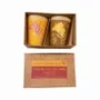 Scents - Box of 2 Maroma Candles in Champagne and Strawberry glass - Pear Cordial 70g - ARABESK