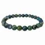 Bracelets - AA Natural Malachite Azurite Bracelet beads 6-7mm - ARABESK