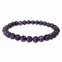Bracelets - Heated Charoite bracelet 6mm beads - ARABESK