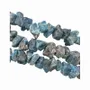 Bijoux - Apatite Bleue A Pierres Brutes 13-20mm sur fil 40cm - ARABESK