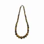 Bijoux - Oeil de Tigre A Collier Chute Perles 6-14mm 45cm - ARABESK
