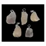 Bijoux - Pendentif Pierre Brute Agate Grise x5 - ARABESK