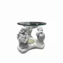 Scents - White burner 3 happy buddha 12cm - ARABESK