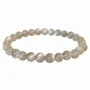 Bracelets - Gray Moonstone Bracelet AAA beads 6mm - ARABESK