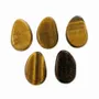 Jewelry - Tiger Eye A Pierced Rolled Stone Pendant 20-30mm X 5 - ARABESK