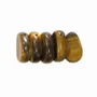 Jewelry - Tiger Eye A Pierced Rolled Stone Pendant 20-30mm X 5 - ARABESK