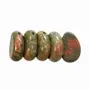 Jewelry - Unakite A Pierced Rolled Stone Pendant 20-30mm X 5 - ARABESK