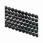 Bijoux - Onyx A perles mates 6mm sur fil 40cm - ARABESK