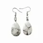 Jewelry - Howlite A 25mm Drop Earrings - ARABESK