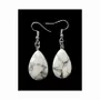 Jewelry - Howlite A 25mm Drop Earrings - ARABESK