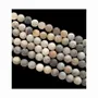 Jewelry - Agate Plume matte beads 6mm on a 40cm thread - ARABESK