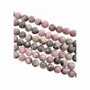 Jewelry - Rhodonite matte beads 6mm on a 40cm thread - ARABESK