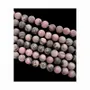 Jewelry - Rhodonite matte beads 6mm on a 40cm thread - ARABESK