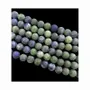 Jewelry - Azurite Malachite matte beads 6mm on a 40cm thread - ARABESK