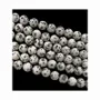 Bijoux - Jaspe Dalmatien perles mates 8mm sur fil 40cm - ARABESK