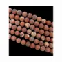 Bijoux - Jaspe Rouge perles mates 8mm sur fil 40cm - ARABESK