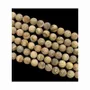 Jewelry - Jasper Landscape matte beads 8mm on a 40cm thread - ARABESK