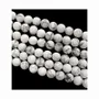Bijoux - Howlite A perles mates 8mm sur fil 40cm - ARABESK