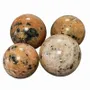 Jewelry - 4 polished orange Calcite spheres 1.852kg - ARABESK