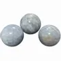 Jewelry - 3 Polished Blue Calcite Spheres 1.709k - ARABESK