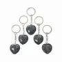Jewelry - 30mm Larvikite A Heart Key Ring x 5 - ARABESK