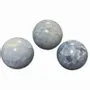 Bijoux - 3 Sphères Calcite bleue polis 1.666k - ARABESK
