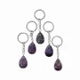 Jewelry - 30mm Lepidolite A Drop Keyring x 5 - ARABESK