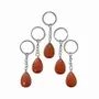 Jewelry - Red Jasper Drop Key Ring 30mm x 5 - ARABESK