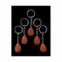 Jewelry - Red Jasper Drop Key Ring 30mm x 5 - ARABESK