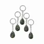 Jewelry - Kambaba Jasper A Teardrop Keyring 30mm x 5 - ARABESK
