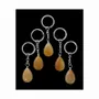Jewelry - Orange Aventurine A Drop Keychain 30mm x 5 - ARABESK