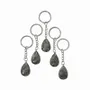 Jewelry - 30mm Larvikite Drop Key Ring x 5 - ARABESK