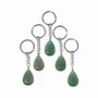 Bijoux - Porte Clés Goutte Aventurine Verte A 30mm x 5 - ARABESK