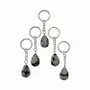 Jewelry - Snowflake Obsidian Drop Keyring 30mm x 5 - ARABESK