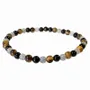 Bracelets - Bracelet Labradorite Oeil de tigre Tourmaline A perles 4mm - ARABESK