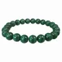 Bracelets - Dark Malachite Bracelet AAA beads 8mm - ARABESK