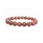 Bracelets - Argentine Rhodochrosite bracelet A 9.5-10.5mm beads - ARABESK