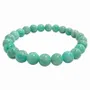 Bracelets - Peruvian Amazonite bracelet AA beads 8-9mm - ARABESK